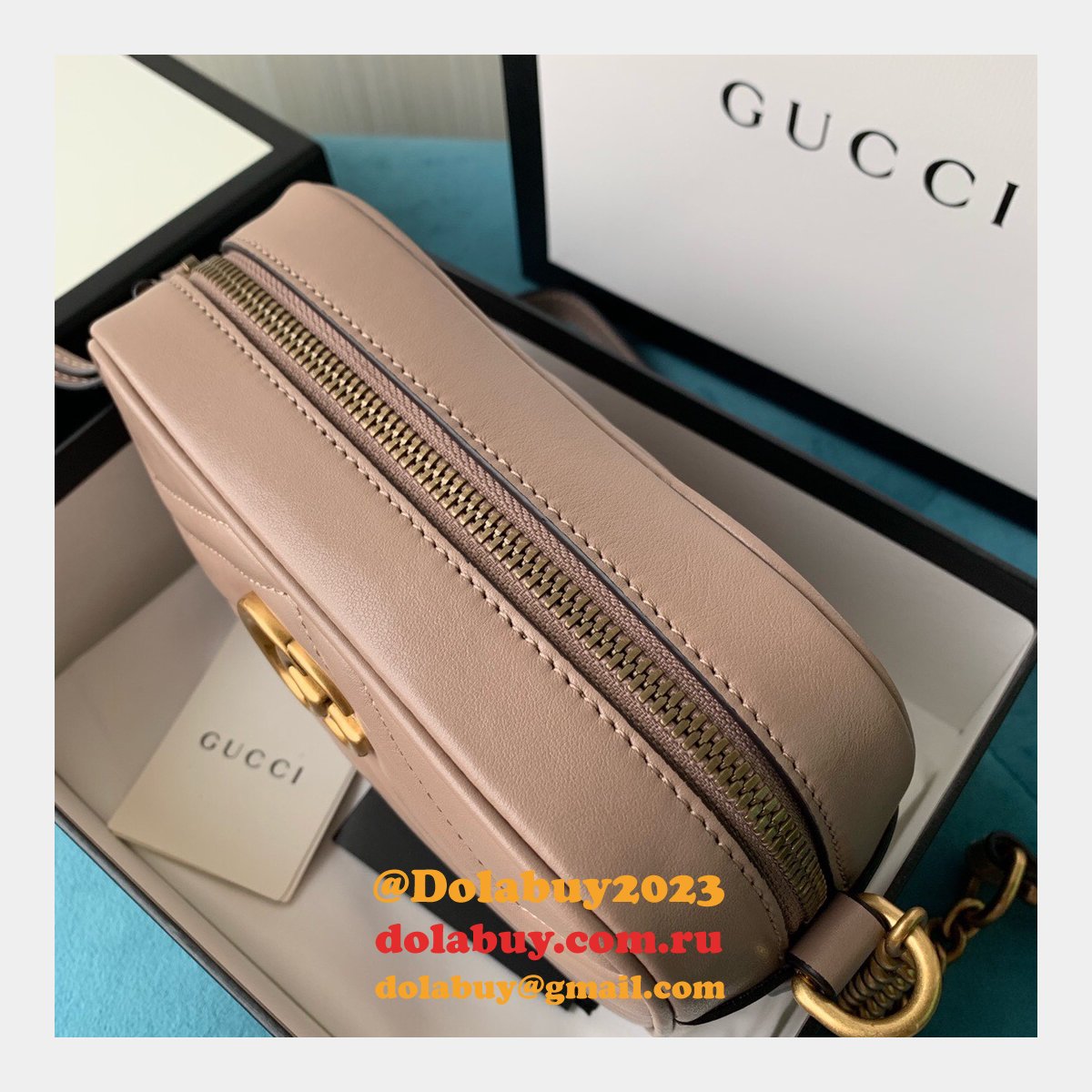 Gucci Replica GG Marmont matelassé mini 448065 bag