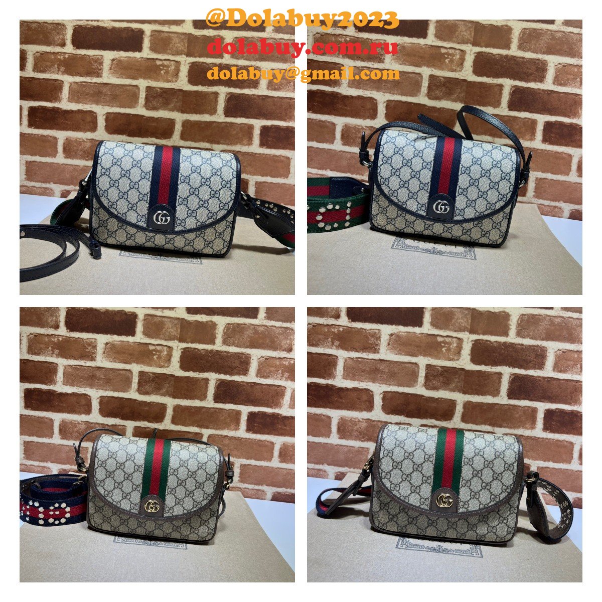 Designer Fake Ophidia Gucci 722117 Shoulder Bags Store