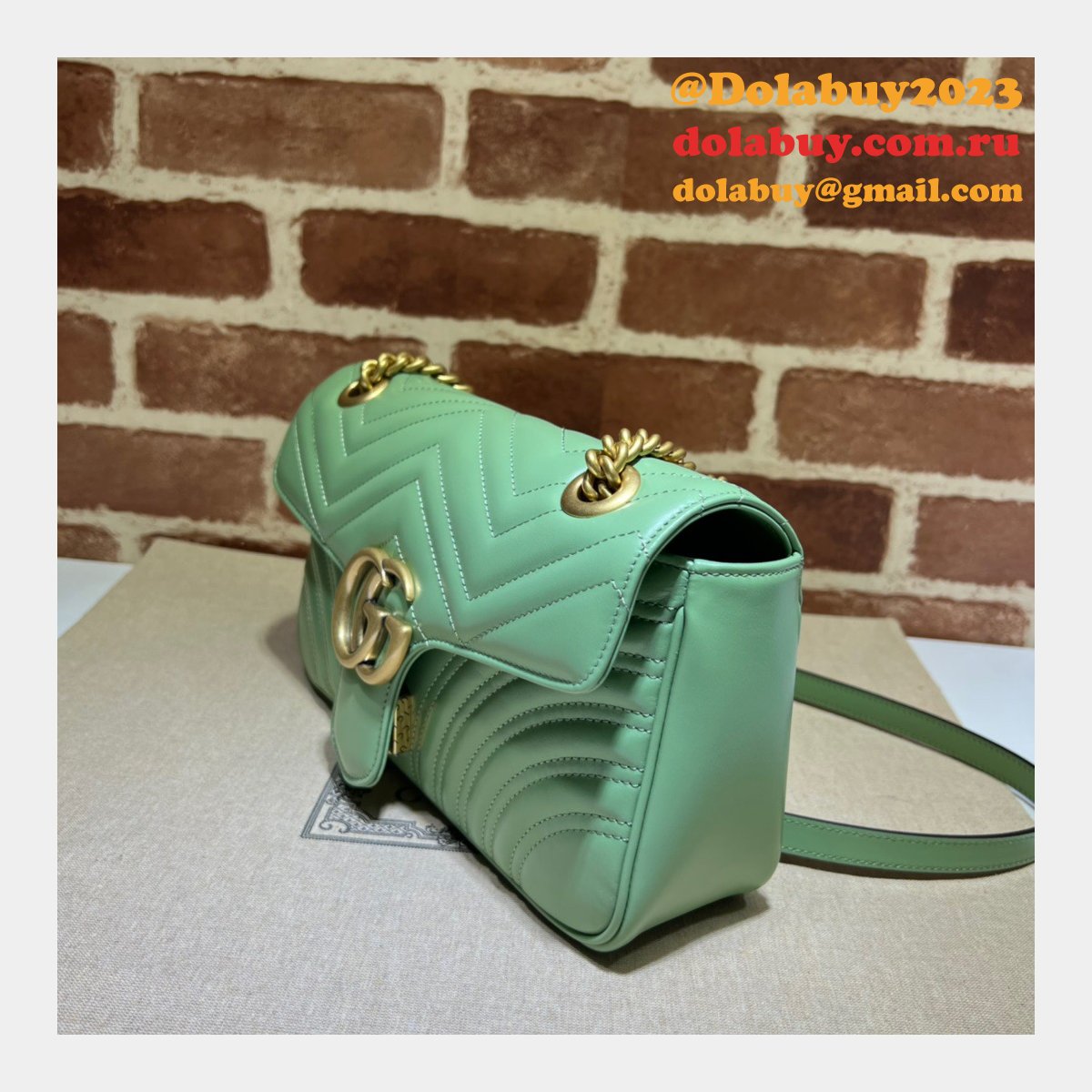 7 Star Gucci AAA Replica 443497 GG Marmont shoulder bag