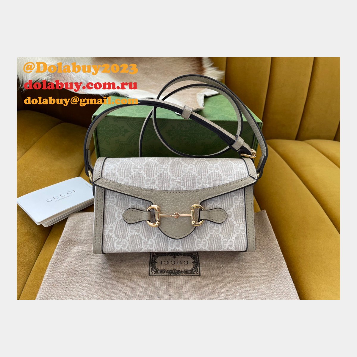 Gucci Designer Replica Horsebit 1955 Crossbody 699296 bag