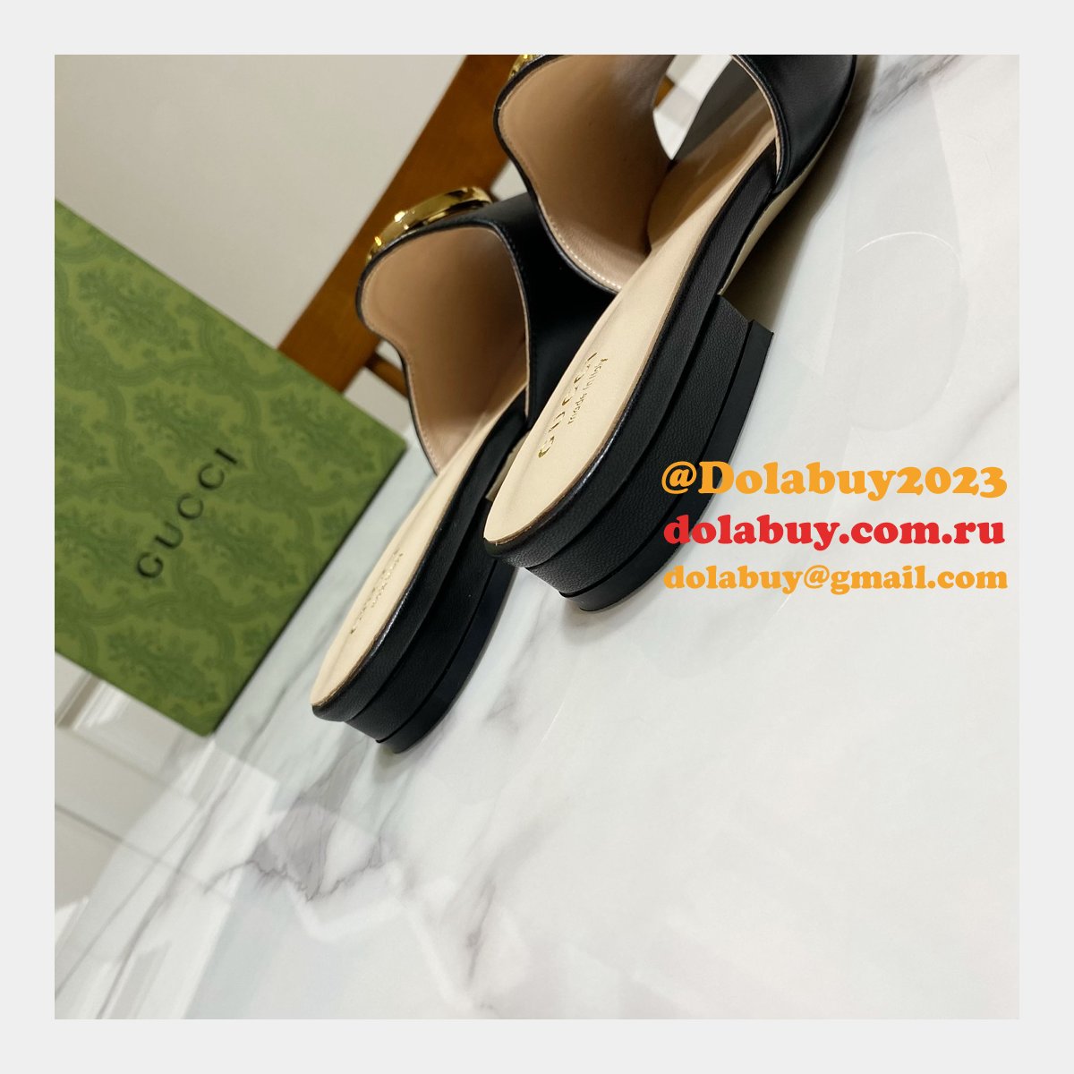 Blondie Inspired Gucci Platform Sandals Designer Replica Shoes