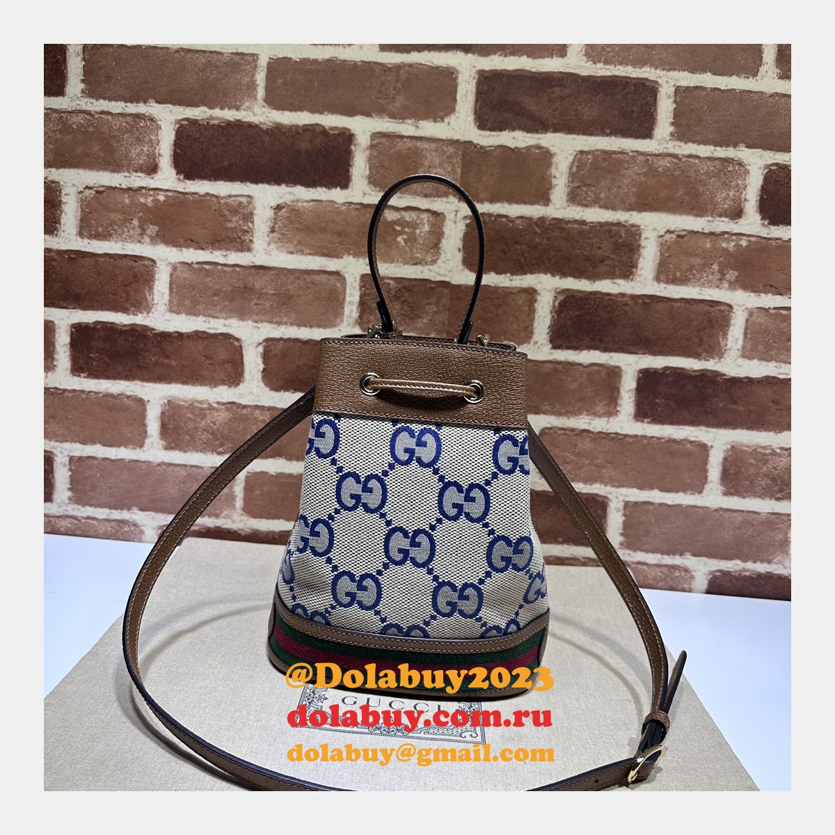 Ophidia Gucci Replica GG Supreme 550621 Crossbody Wholesale Bag