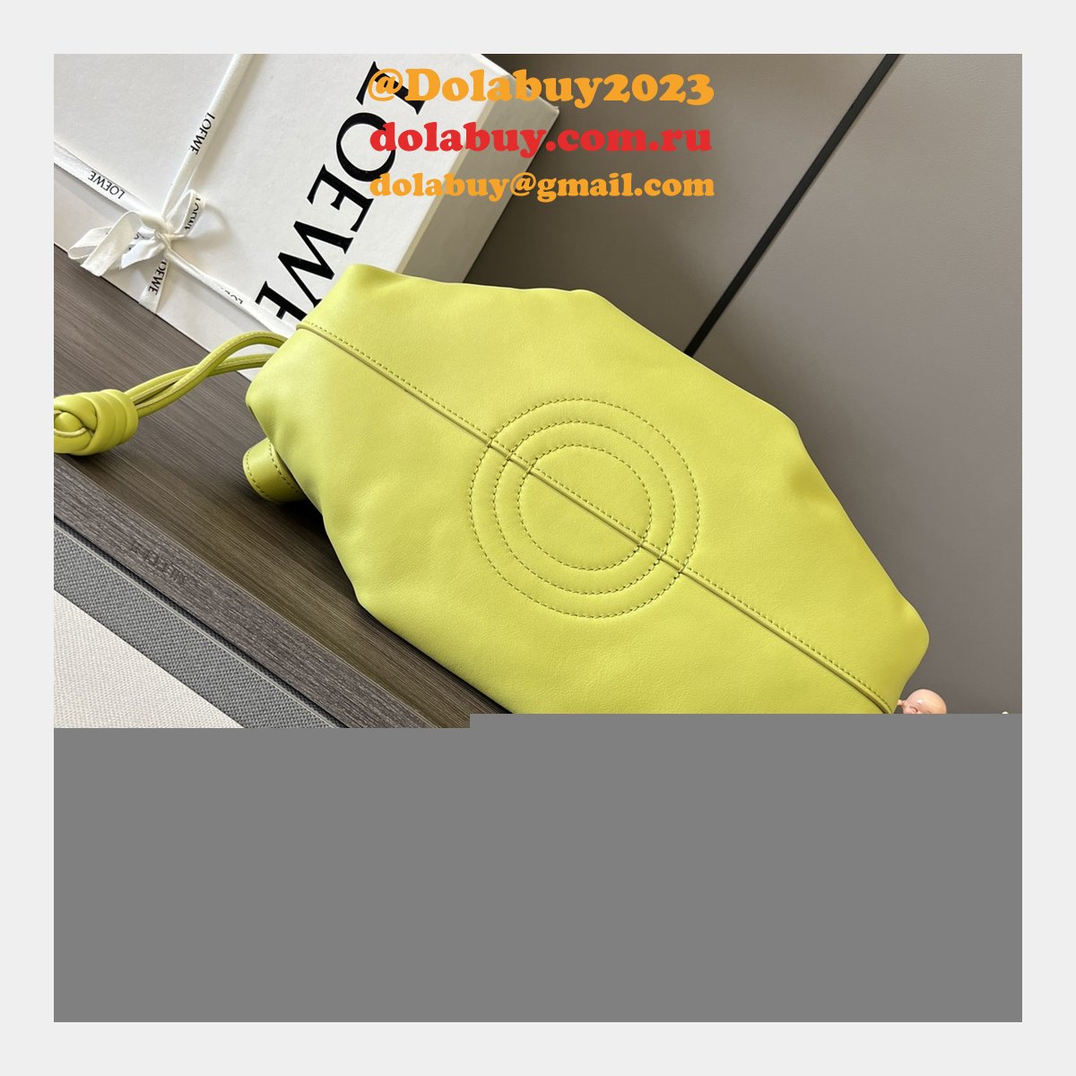 Top Quality Paseo Dumpling Buns small Nappa leather BAG