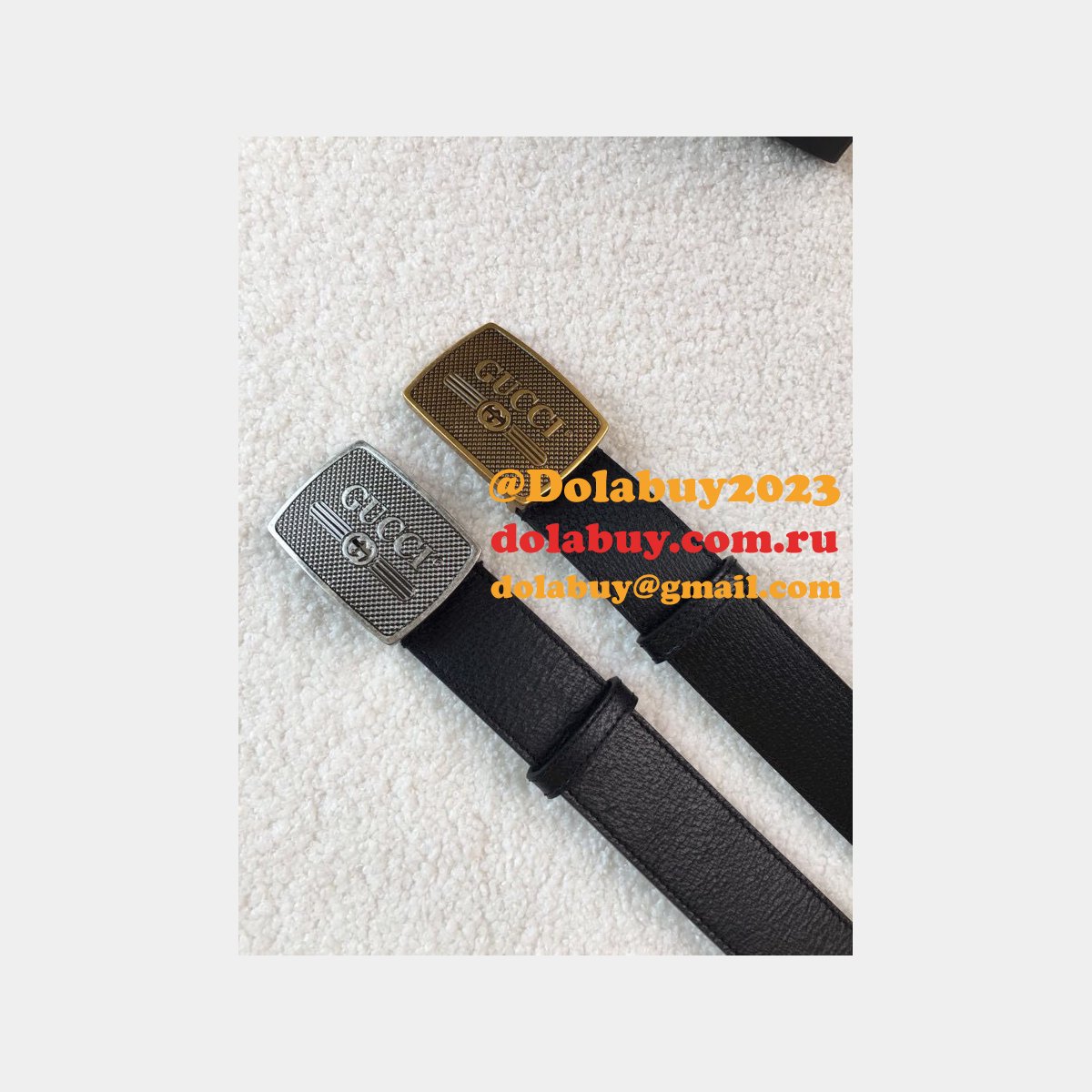 Knockoff Gucci Leather Belt 38mm Black Replica