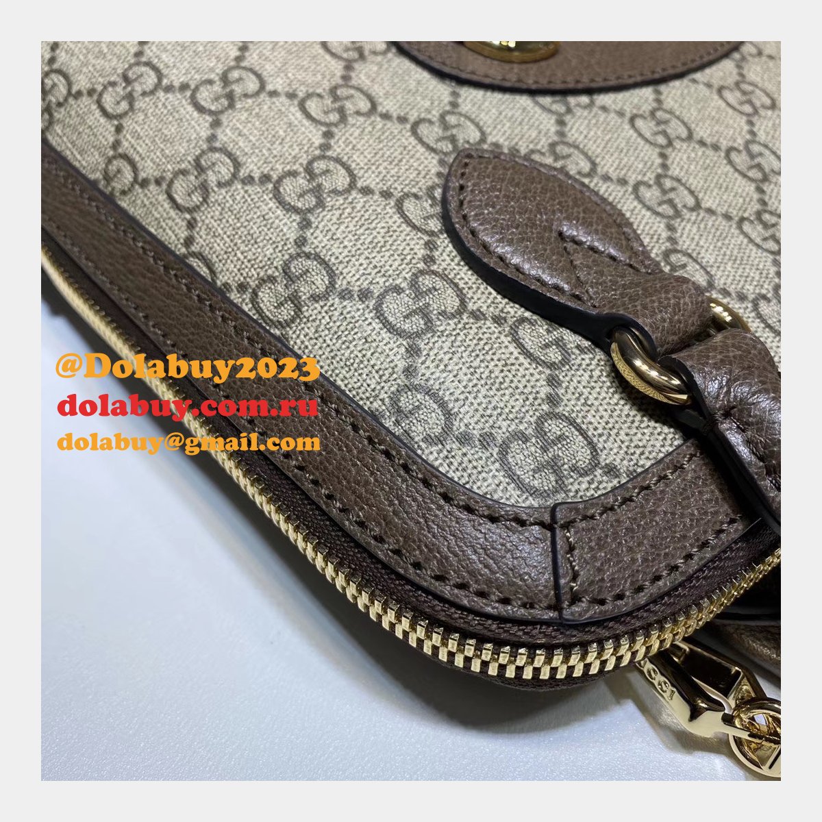 Designer Gucci Replica 1955 Horsebit small top handle 621220 bag