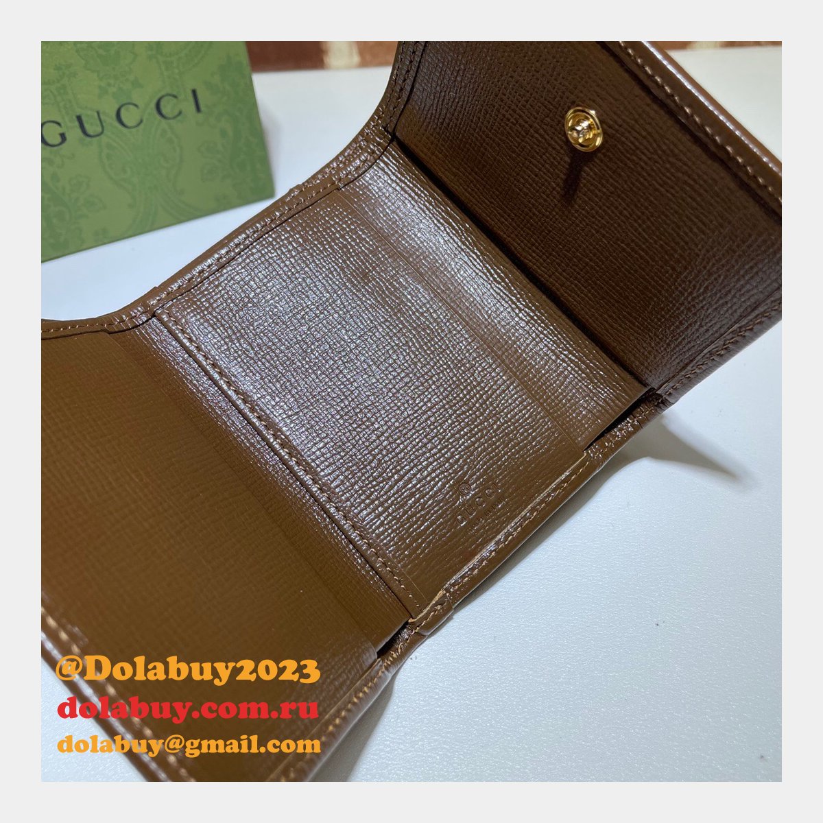 Gucci Fashion Knockoff GG Supreme 644462 Horsebit 1955 wallet