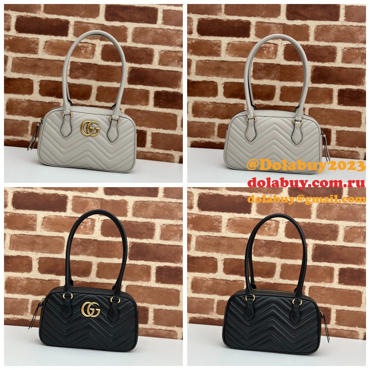 Inspired GG Marmont Gucci Knockoff Top Handle 795199 Bag