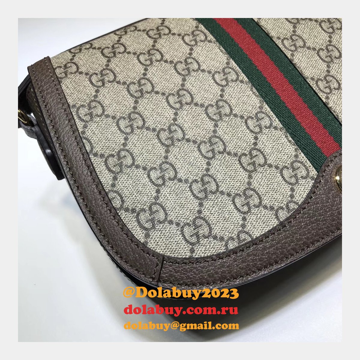 Gucci Replica 601044 GG Supreme Ophidia Small Shoulder Crossbody Bags for Women