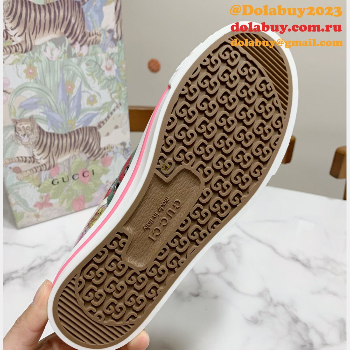 Replica Gucci Canvas Shoes 1977 Series Women/Men Quality For Sale