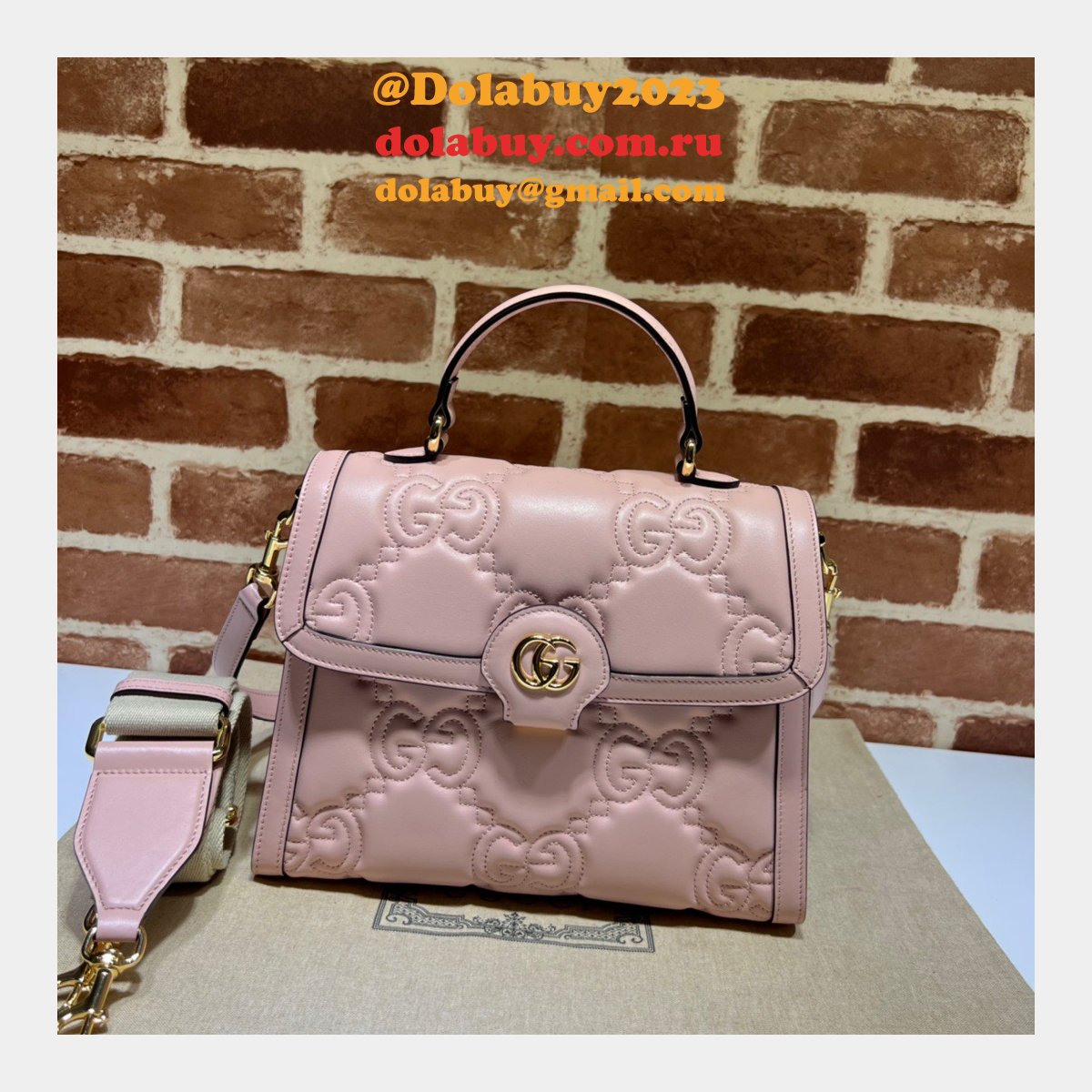 Gucci Fashion Copy 736877 Matelasse GG Top Handle Bag