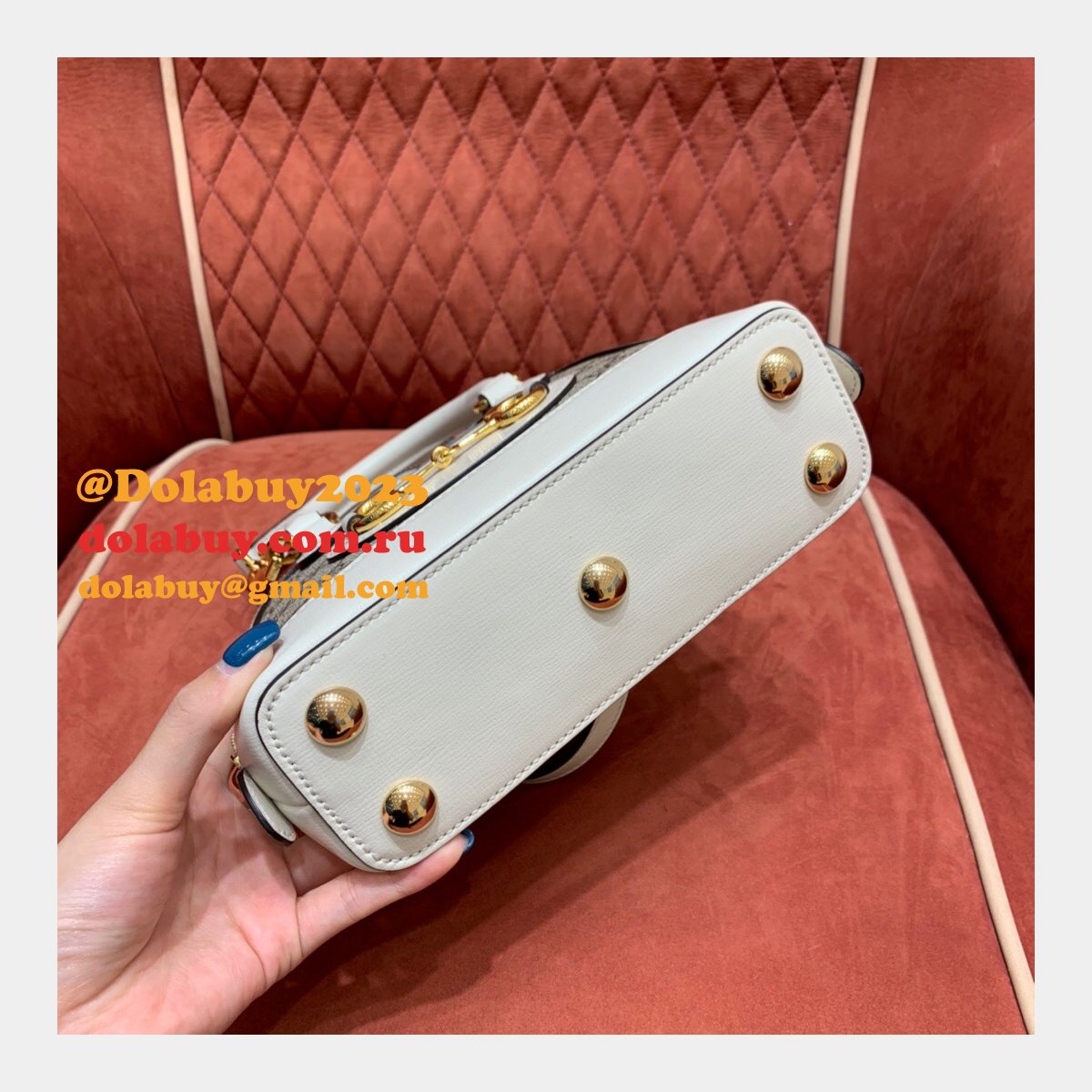 Gucci Replica 1955 Horsebit top handle 640716 mini