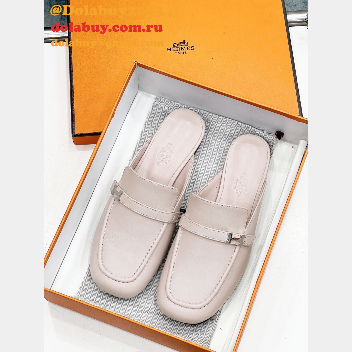 Best hermes Fashion Mule slippers Wholesale