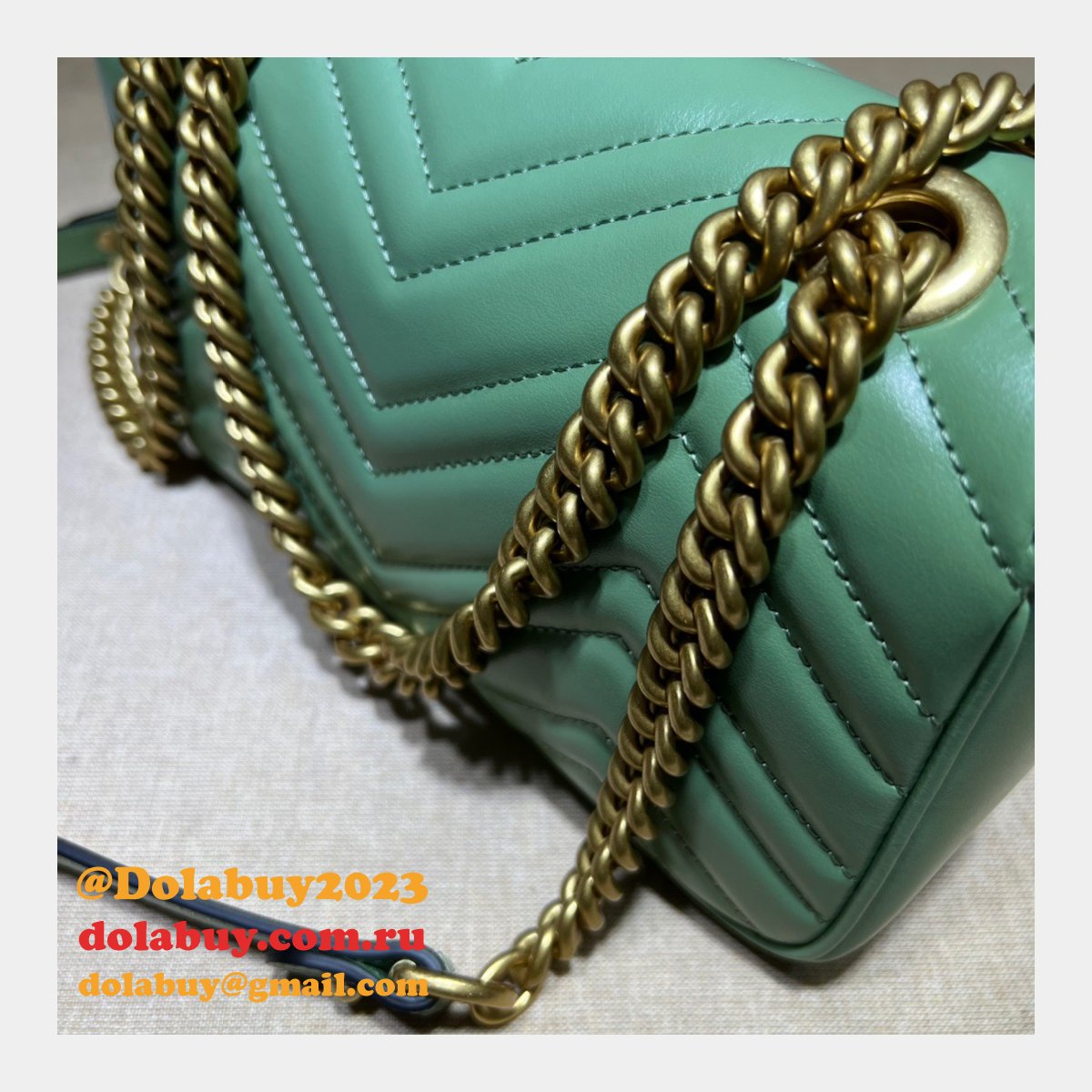 Perfect Gucci GG Marmont 446744 Replica Handbags