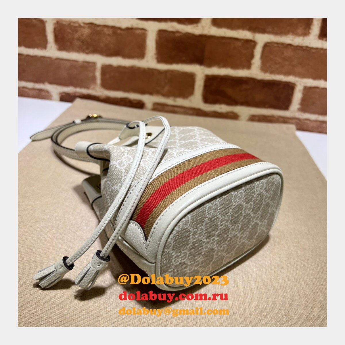 Top Dolabuy Best Fake Gucci 550620 Ophidia mini GG bucket bag