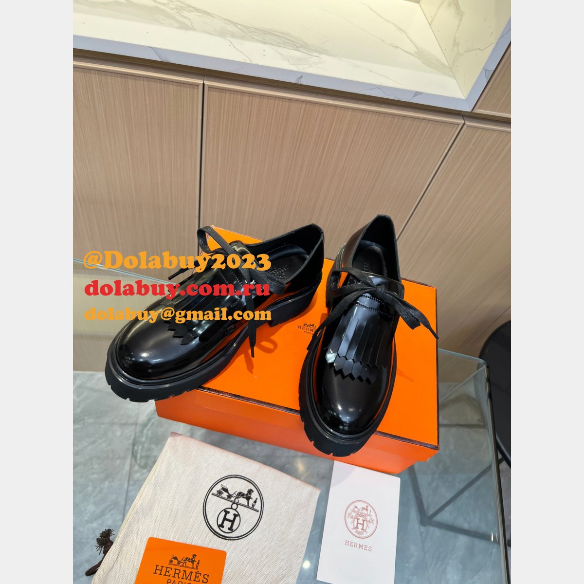 7 Star HERMES Designer High Quality LOAF shoes