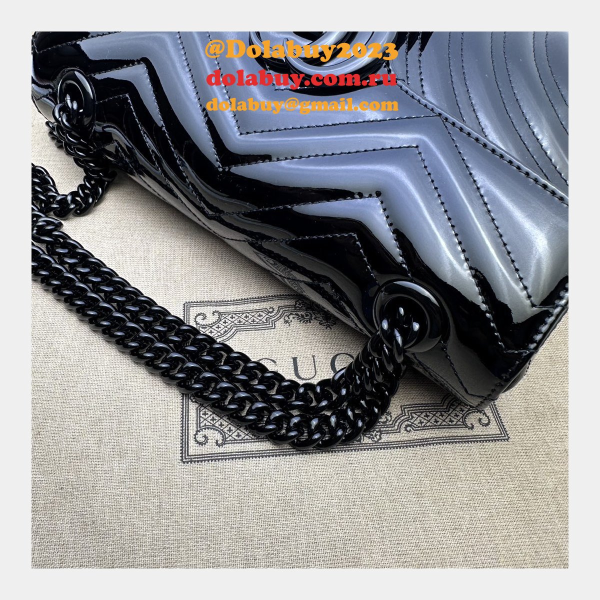 GG Marmont Gucci Replica 443497 Shoulder Matelassé Bag