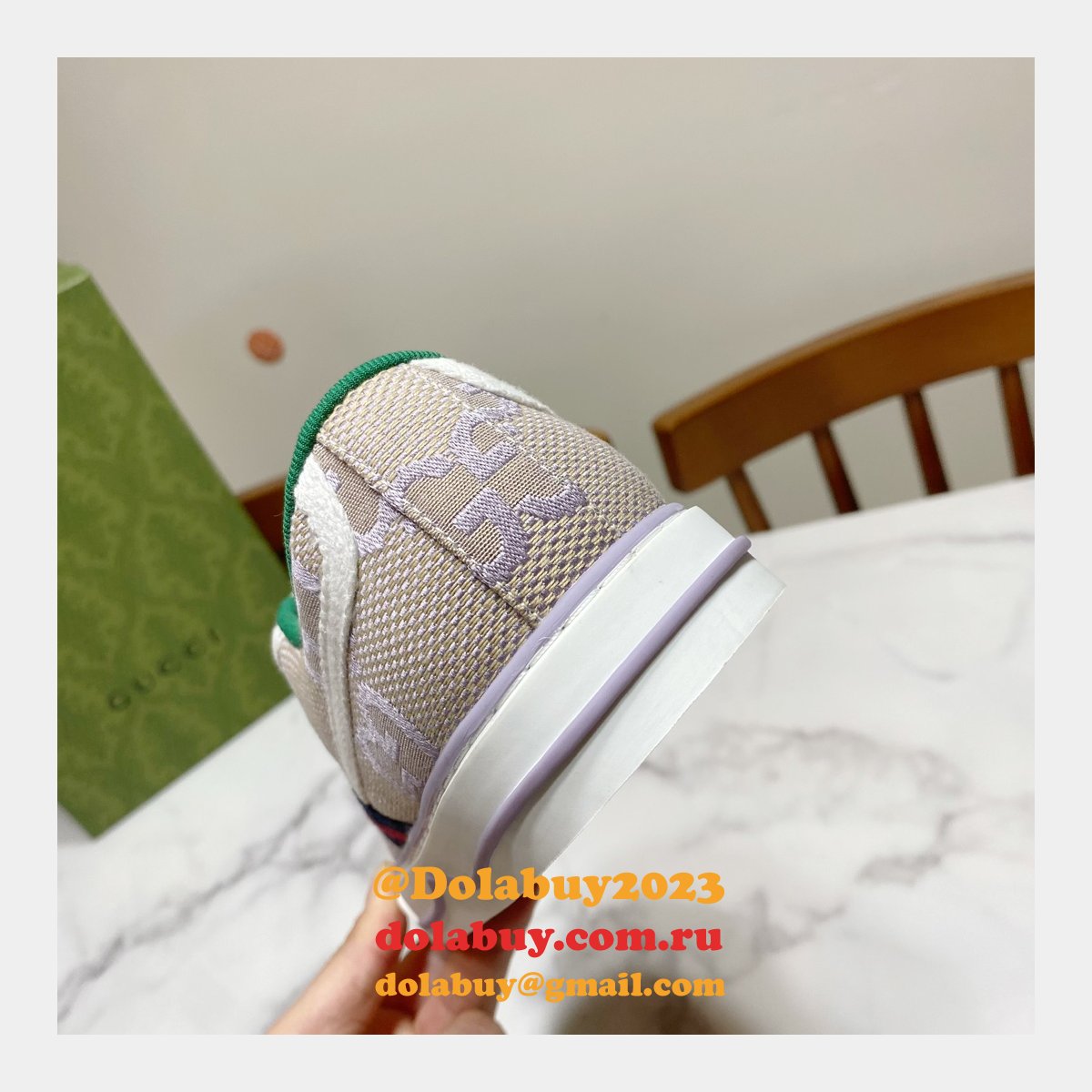 Buy Inspired Replica Gucci Canvas Designer Shoes