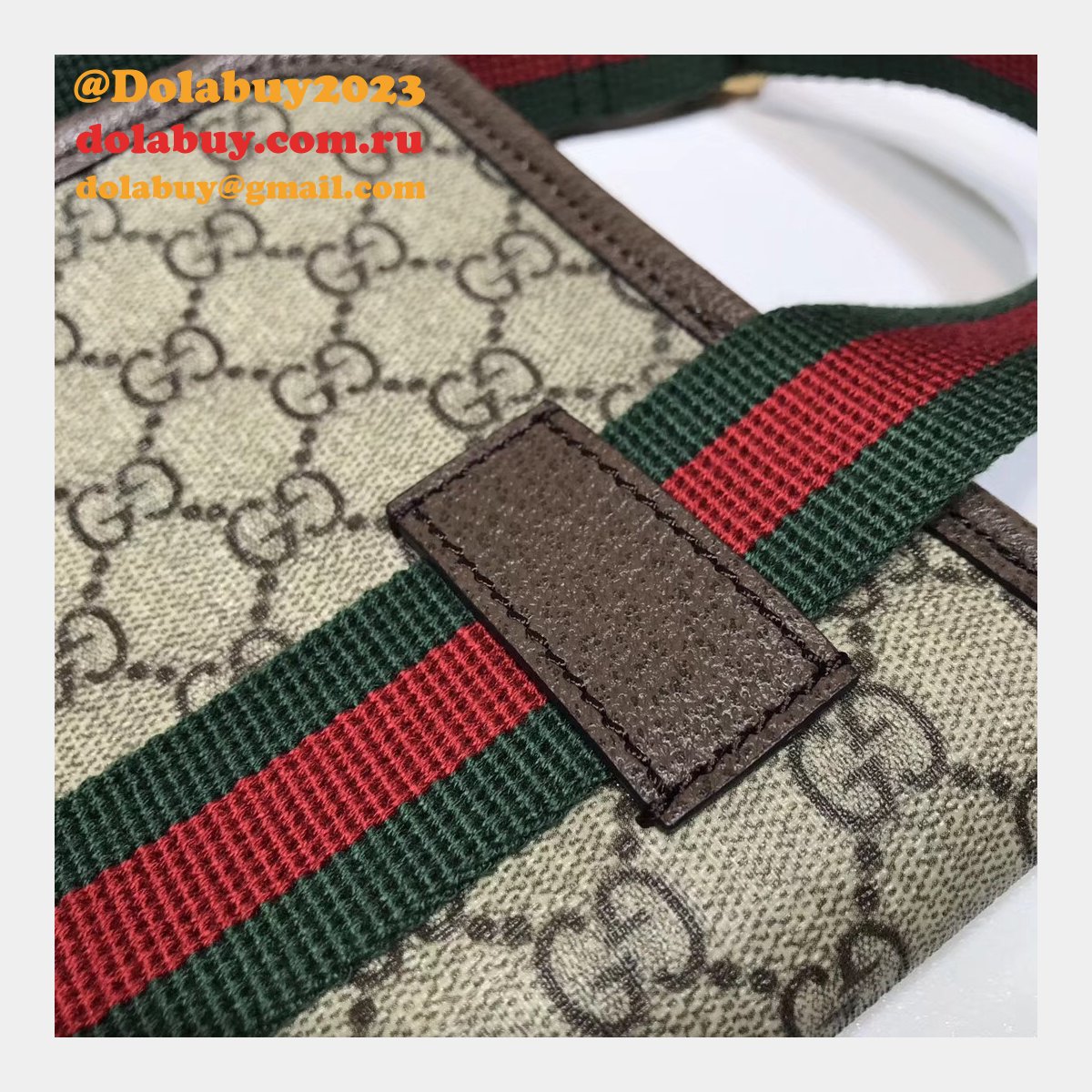Designer Gucci Neo Vintage GG Supreme belt Replica 493930 bag