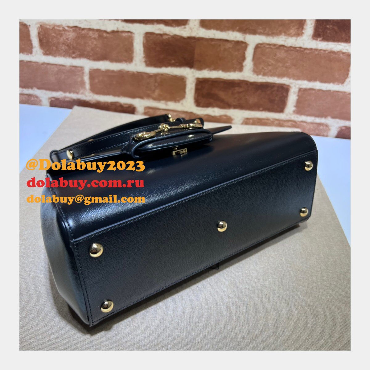 Gucci 702049 First Copy Horsebit 1955 Top Handle Bags