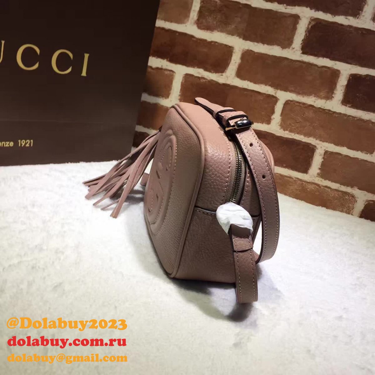AAA+ Gucci Replicas Soho small leather disco 308364 bag