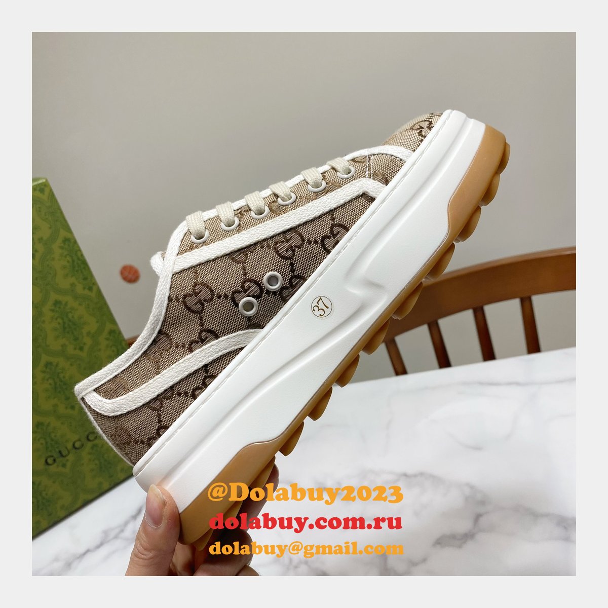 Buy Dolabuy Gucci Gu7 Platform Casual Women/Men Replica Shoes