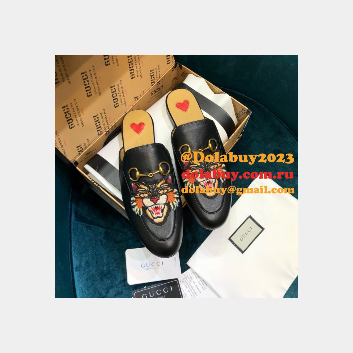 Top Gucci Loafers Slipper 002