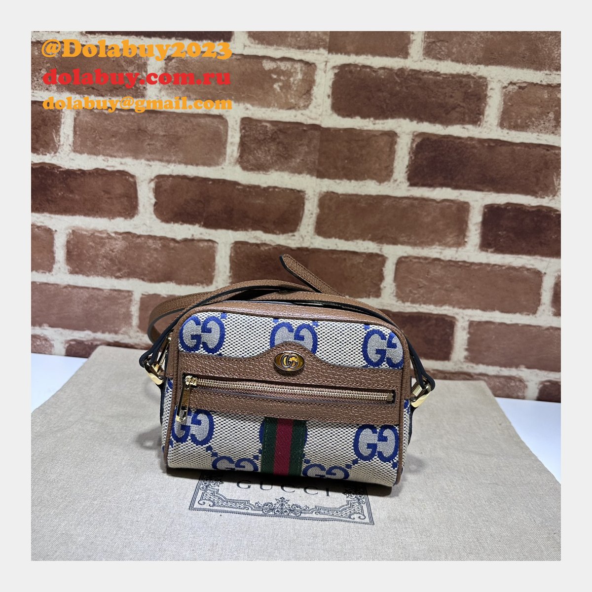 Ophidia GG Supreme Replica Gucci 517350 AAA+ Bag