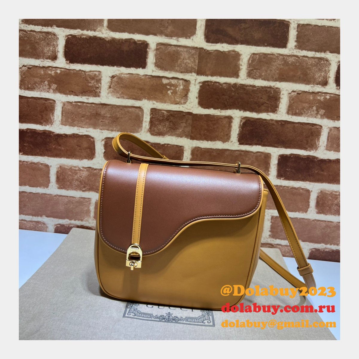 Perfect Gucci Fake 740988 Equestrian inspired shoulder bag