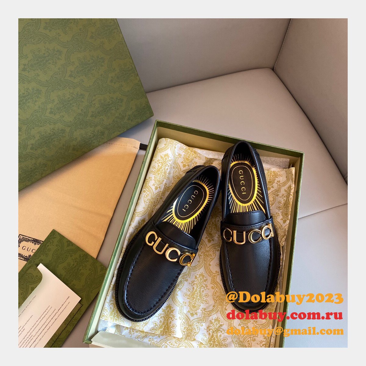 Luxury Gucci New Top Quality Loafers Replica Shoes
