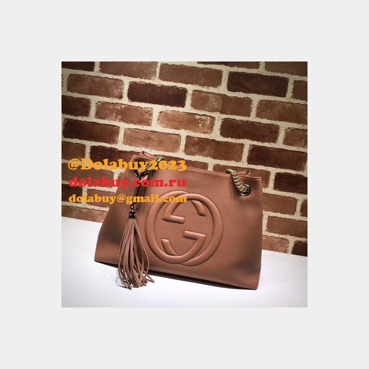7 Star Gucci Replica Soho leather shoulder 308982 bag