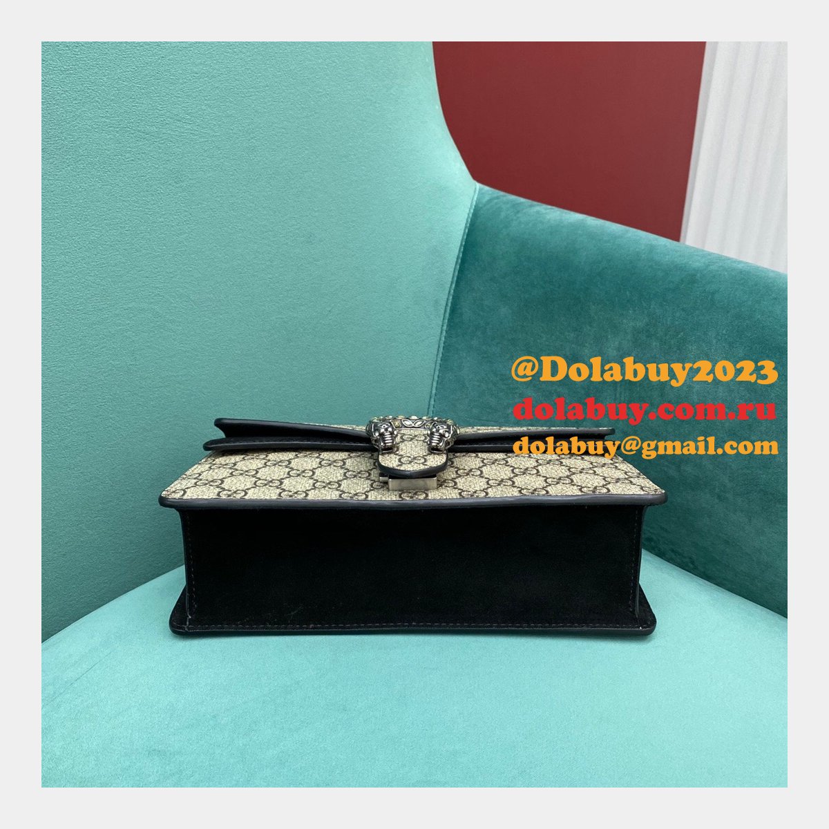 Top Gucci Dionysus small chain shoulder 499623 black