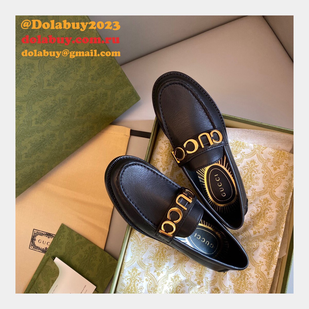 Luxury Gucci New Top Quality Loafers Replica Shoes