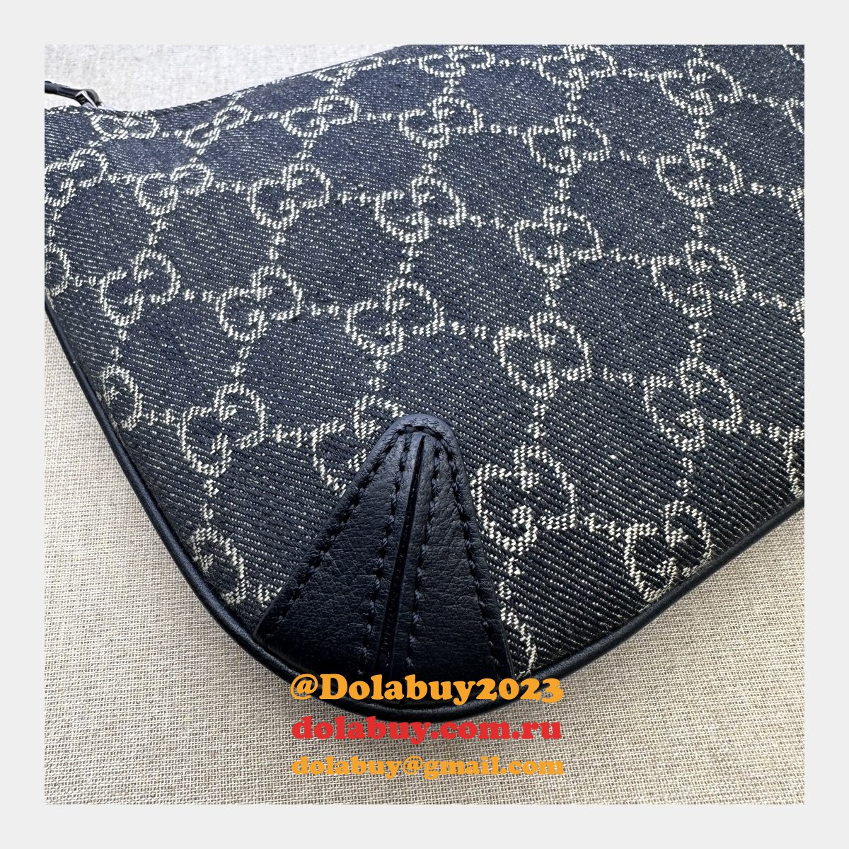 High Quality Horsebit Gucci Duplicate 774719 Black Bags