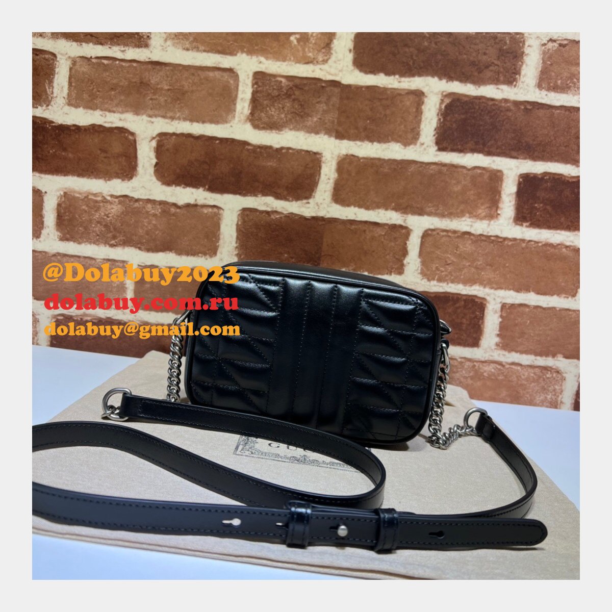Lovely Gucci Designer Replica GG Marmont mini shoulder 634936 bag