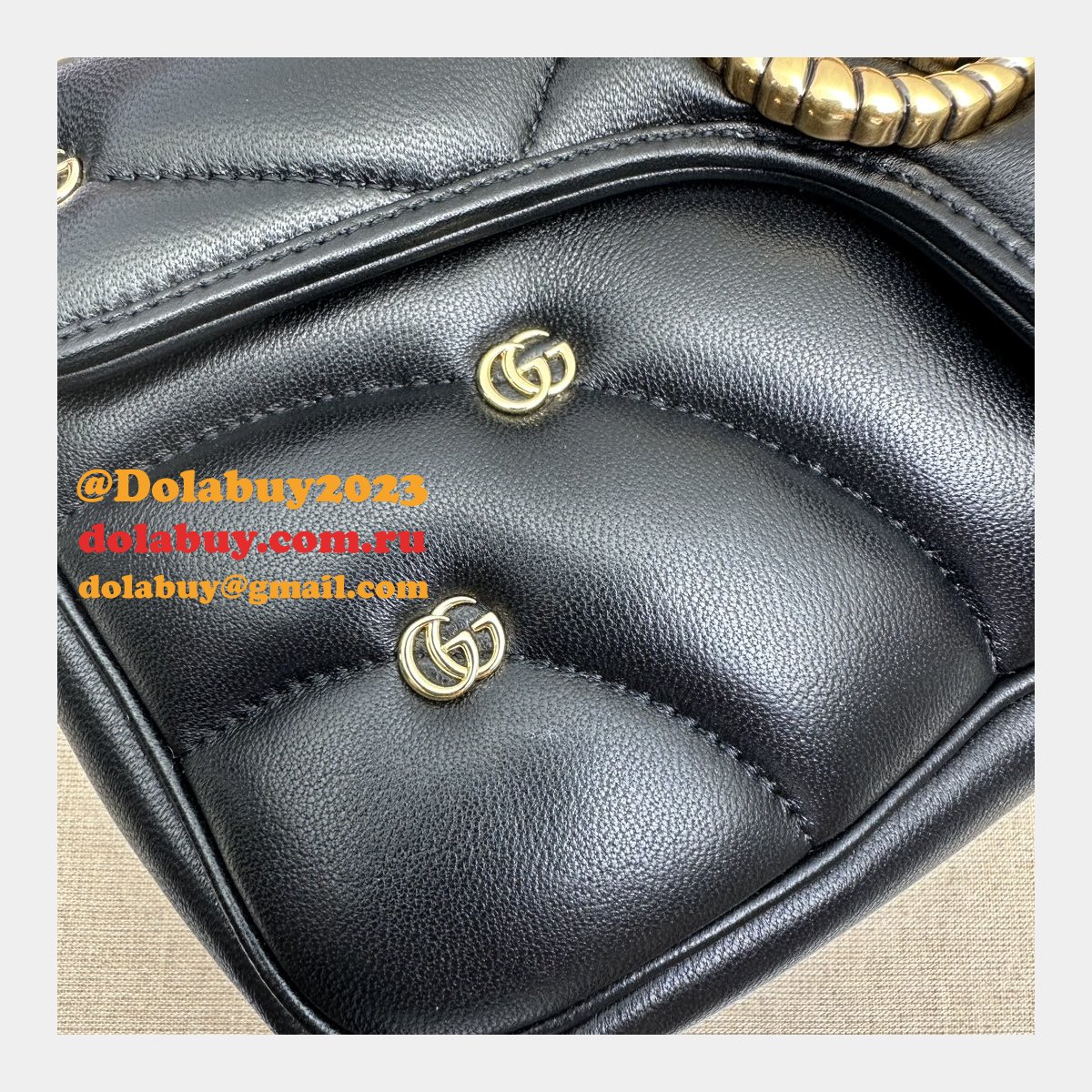 Matelassé Copy 443497 Gucci GG Marmont Small Replicas Bag