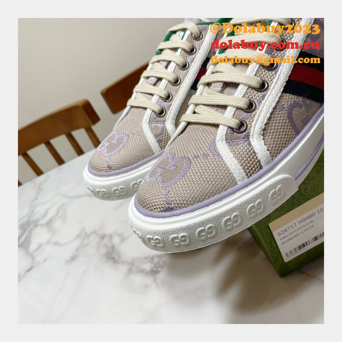 Buy Inspired Replica Gucci Canvas Designer Shoes