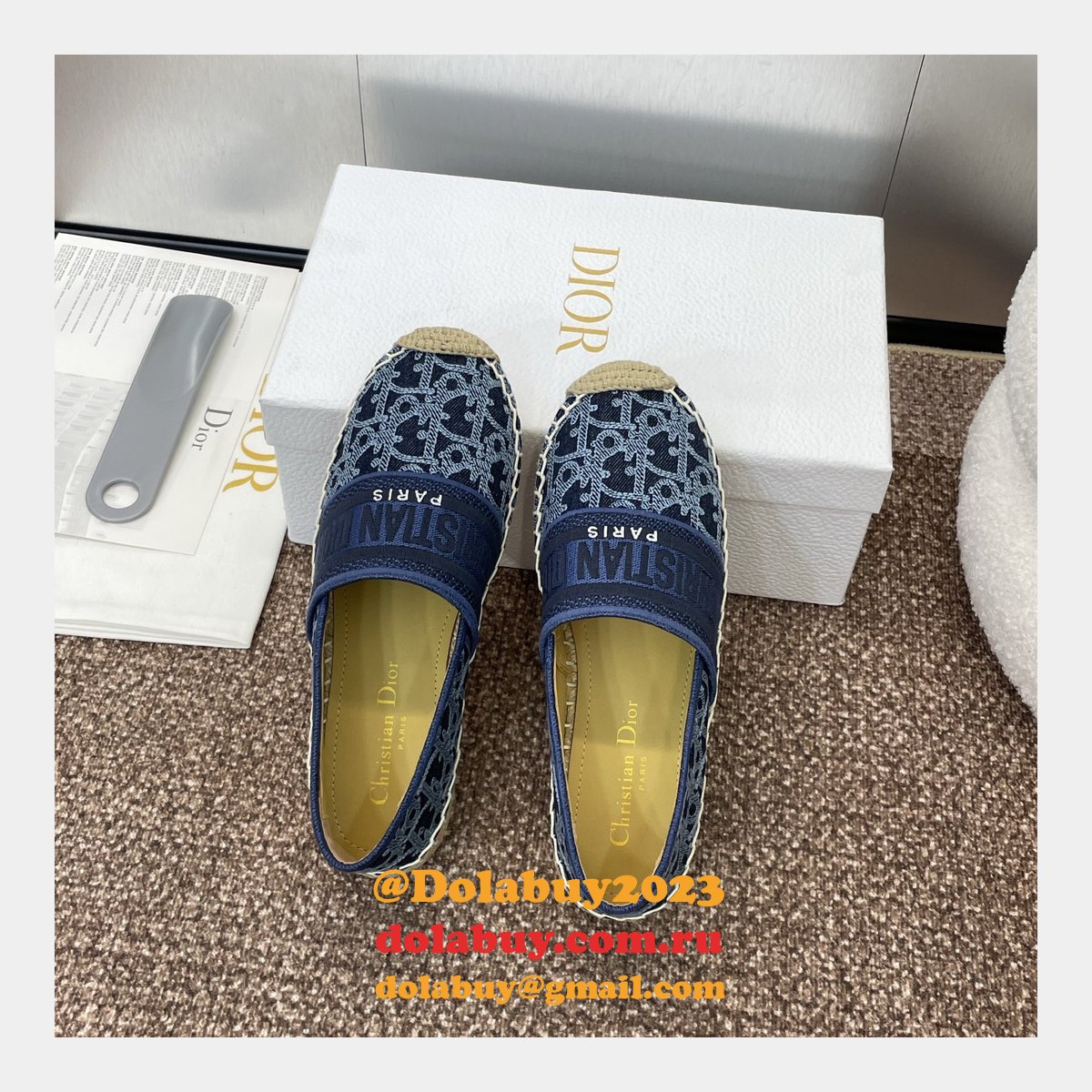 Wholesale Fashion Dior Granville Espadrille