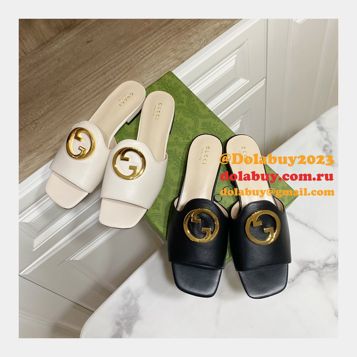 Blondie Inspired Gucci Platform Sandals Designer Replica Shoes