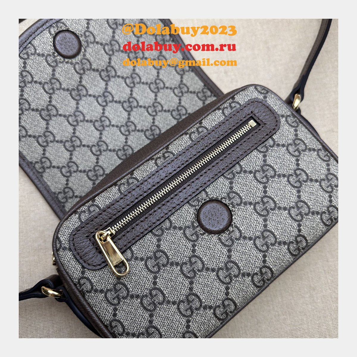 Ophidia 772239 1:1 Mirror GG Gucci Shoulder Knockoff Bag