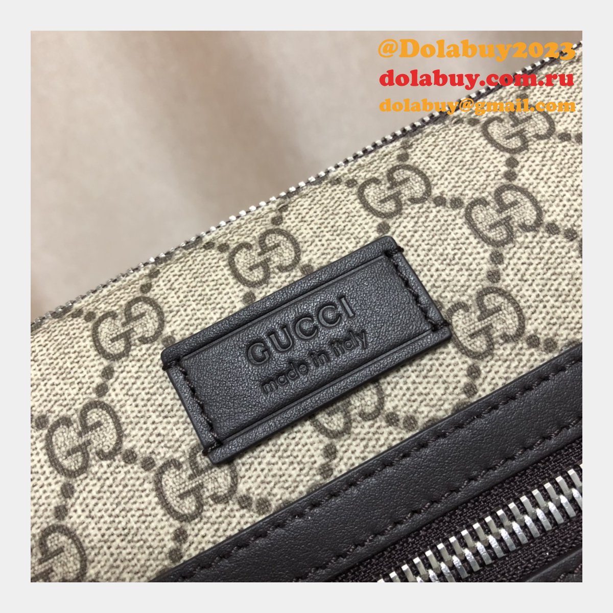 Replica Gucci 7 Star GG Supreme Gray Small Messenger 523599 Bag