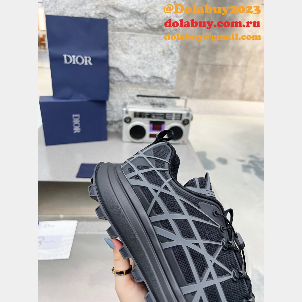 Designer High Quality Dior Replica CD Diamond Shoe Online