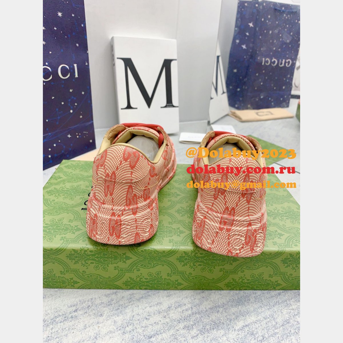 Designer Replica Gucci Biscuit Classic Presbyopia Shoes