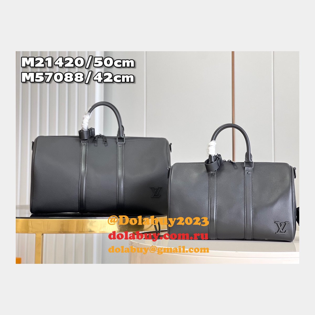 Keepall Replica Louis Vuitton M21420/M57088 Bandouliere 42/50 Travel Bag