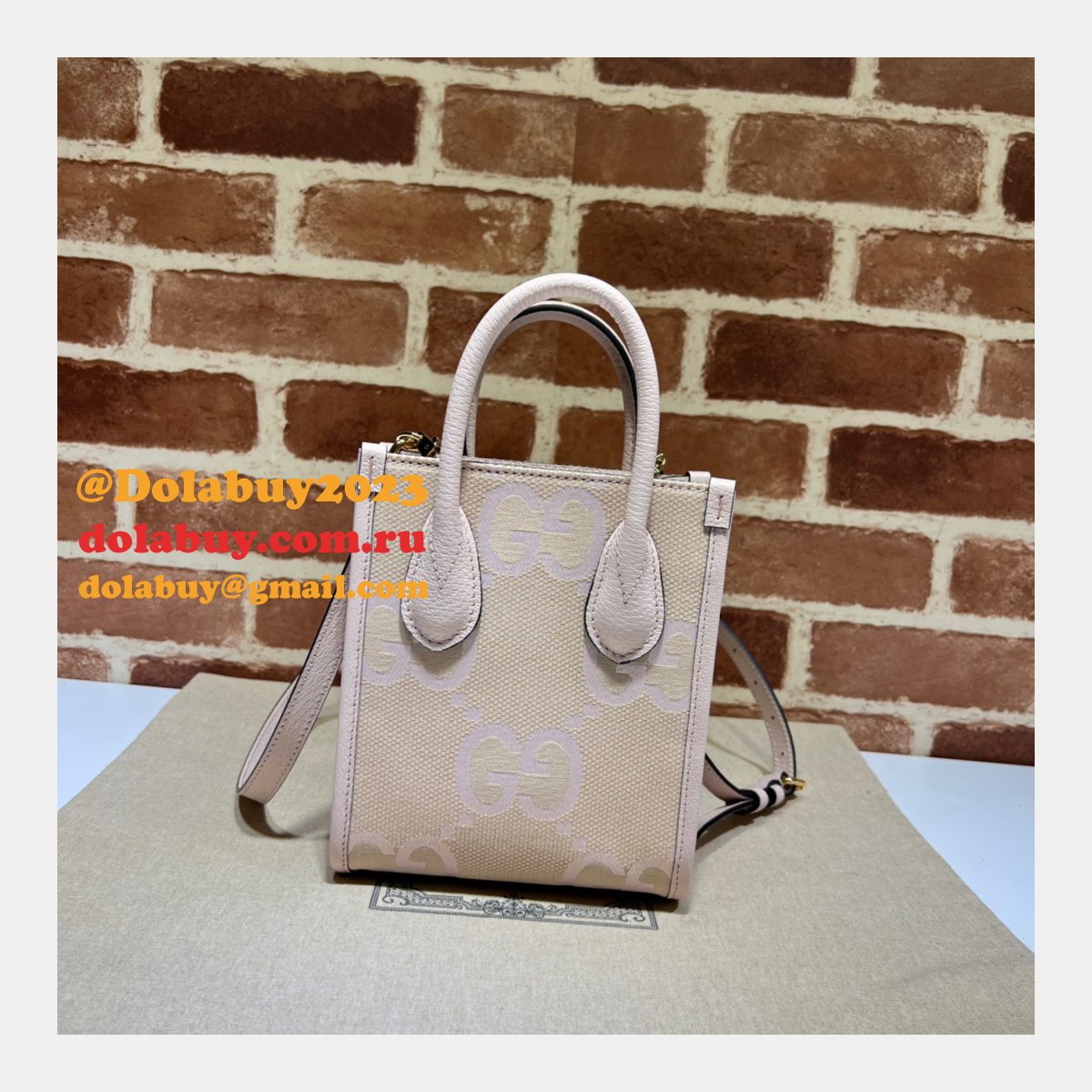 Gucci Perfect 671623 Tote Interlocking G Jumbo Fake bag