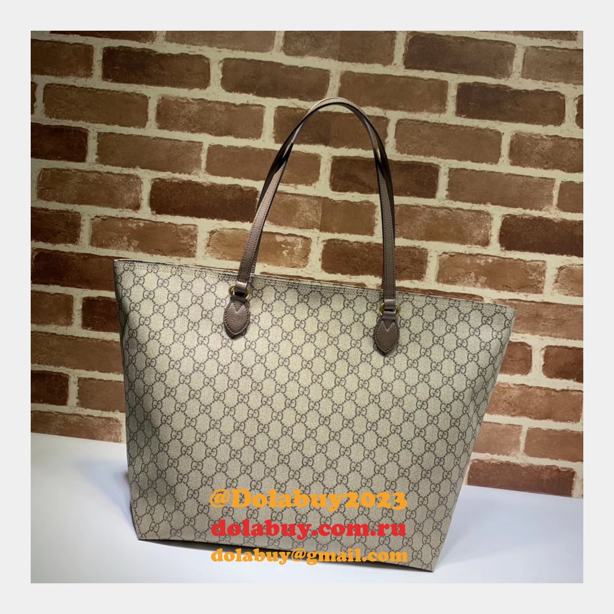 Top Quality Gucci Soft GG Supreme Ophidia Medium Tote 547974