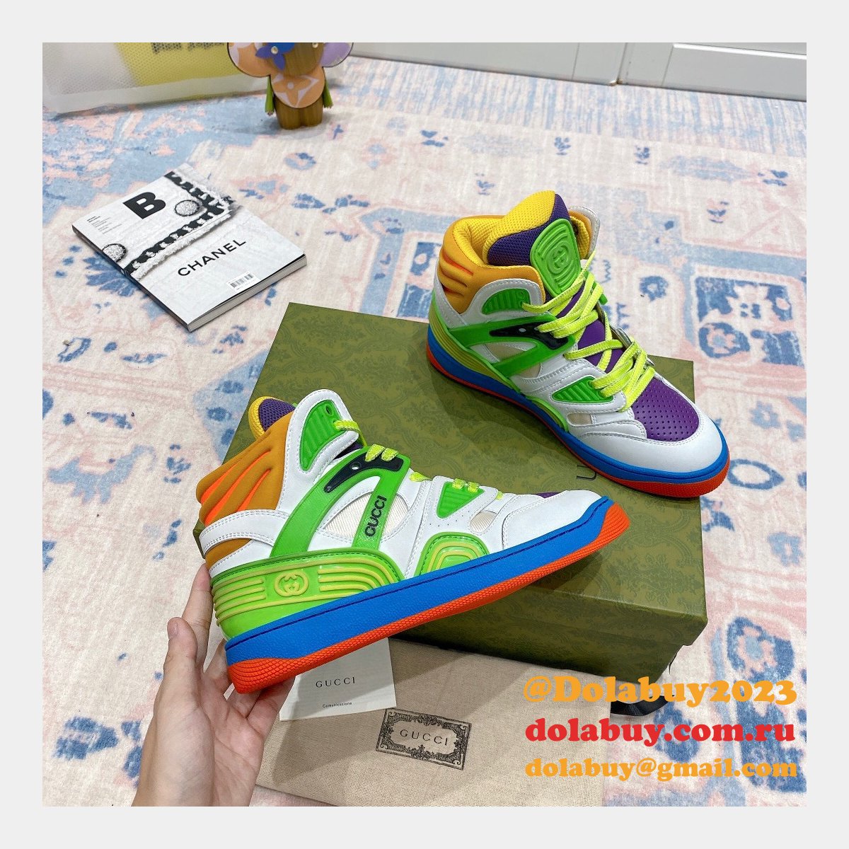 Gucci MEN''S MAC80 HIGH TOP SNEAKER