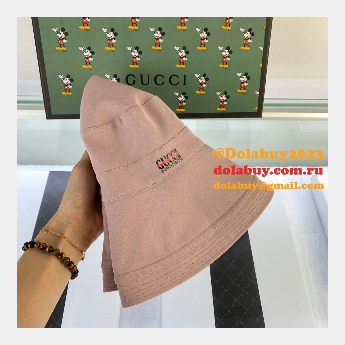 Luxury Gucci Foldable Simple fisherman hat