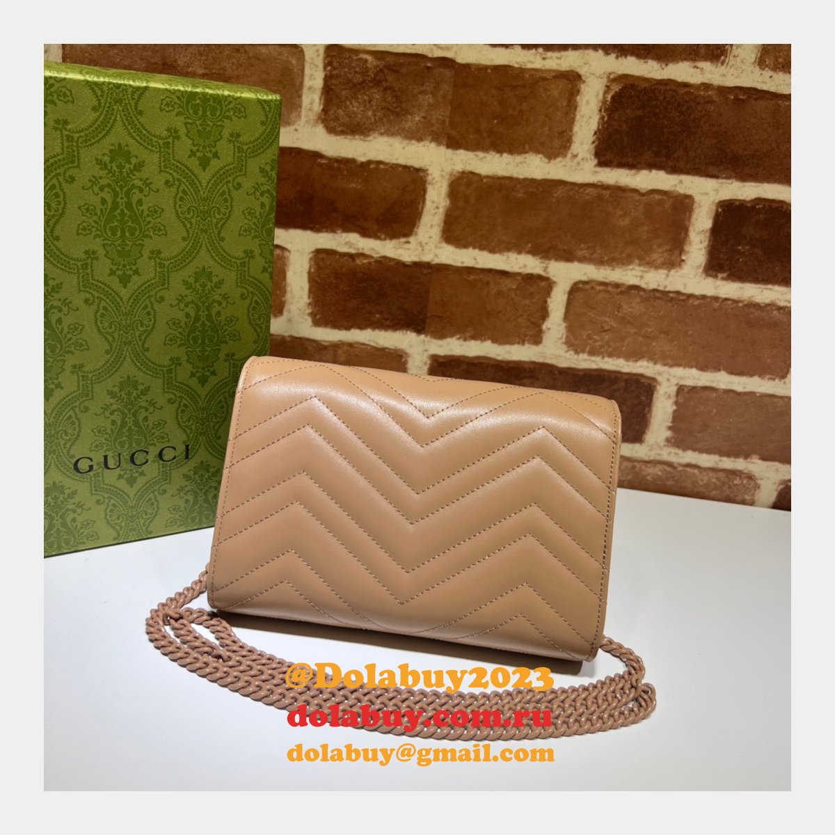 Replica Gucci Designer 474575 GG Marmont Matelasse Bags