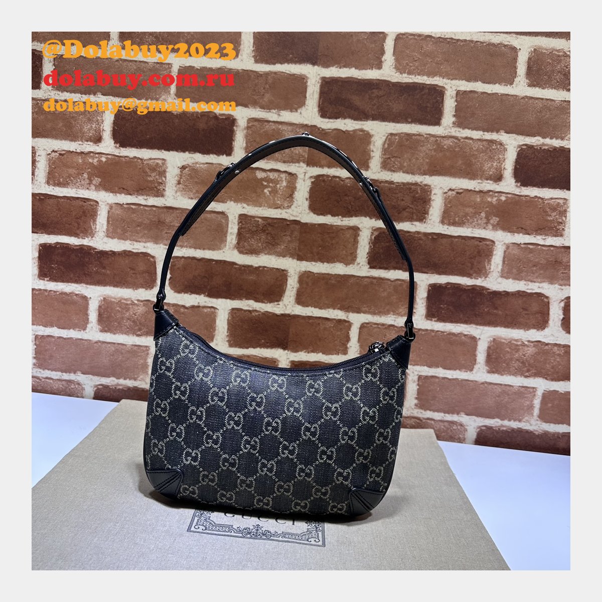 High Quality Horsebit Gucci Duplicate 774719 Black Bags