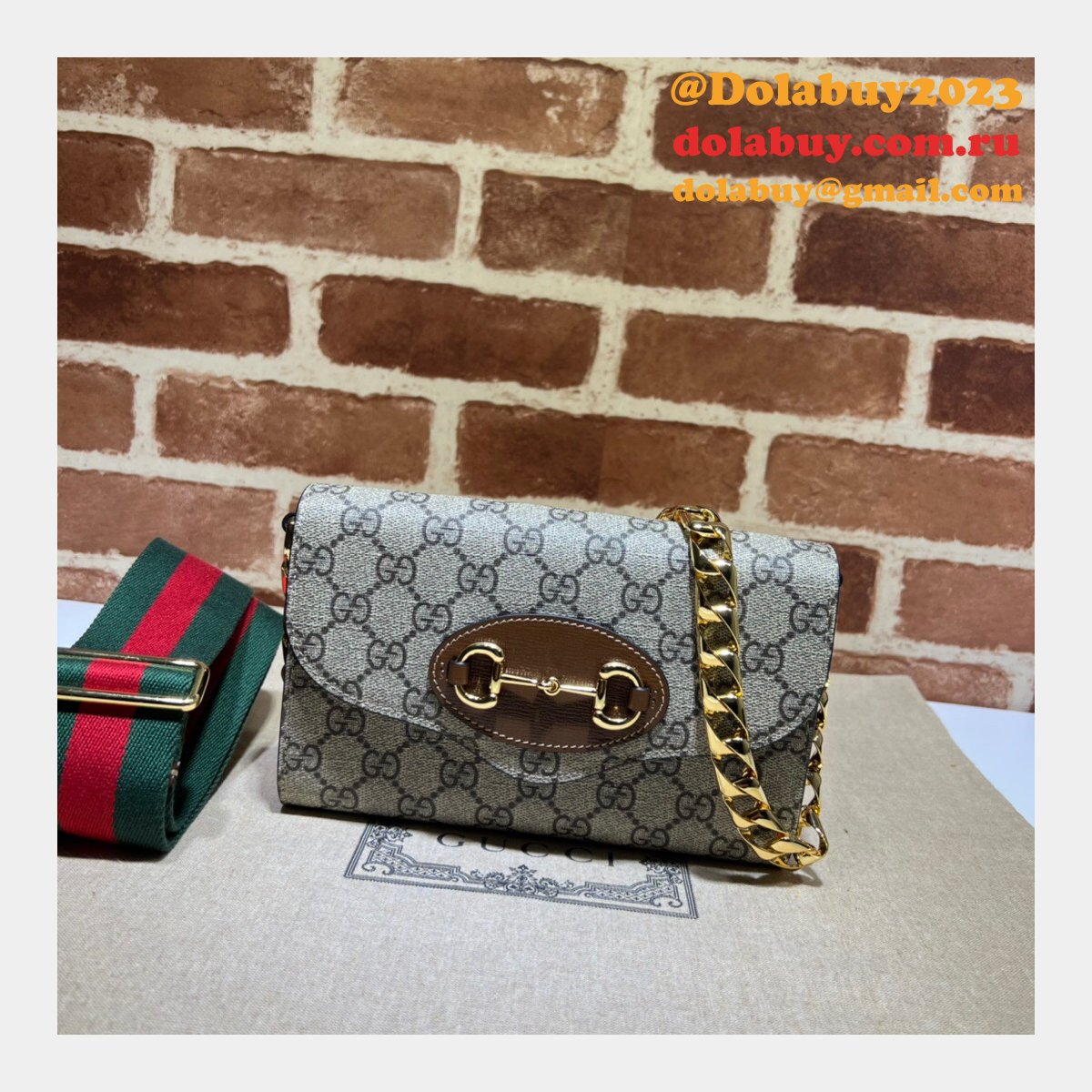 Gucci Designer Horsebit 1955 Crossbody Women Best 724713 Bag